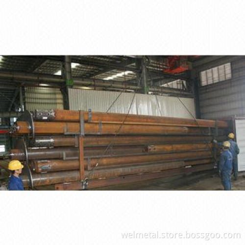 Screw pile, seamless steel pipe, flange